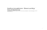 Information Security Guideline
