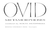 READ Ovid Metamorphoses - Orpheus