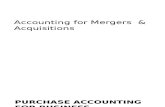 2) Accounting for Mergers & Acquisitions