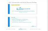 ATC Transponder and ACAS Ground Testing