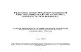 STORMWATER EROSION AND SEDIMENTATION CONTROL INSPECTOR’S MANUAL