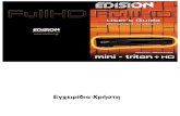 Manual Edision Mini-triton+HD GR-EN