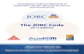 Jorc Code 2012