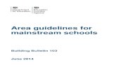 BB103 Area Guidelines for Mainstream Schools CORRECTED 25-06-14