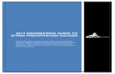 2013 Engineering Guide to Sitiing Precipitation Gauges