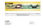 ANSYS Fluent Magnetohydrodynamics (MHD) Module Manual