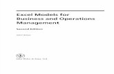 Excel Models for Business and Operations Management 2nd