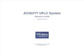 Acquity Operators Manual
