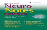 Neuro Notes Clinical Pocket Guide