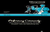 Performing Community:  Short Essays on Community, Diversity, Inclusion, and the Performing Arts
