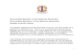 Thuli Madonsela's Statement to National Assembly