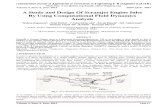 A Study and Design Of Scramjet Engine Inlet By Using Computational Fluid Dynamics Analysis