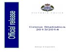 Crime Statistics 2013 14