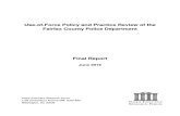 Fairfax County Police Dept Final Report