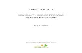 Lake County Community Choice Aggregation Feasibility Study