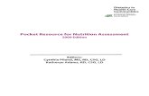 PRNA 2009Pocket Resource for Nutrition Assessment