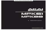 Akai Mpk61 Mpk88 Manual