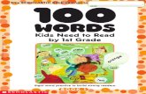 100 Words to Read 1st Grade