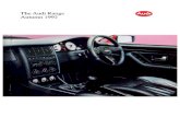 Audi Range Catalogue 1992 - UK