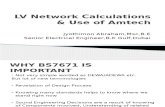 LV Network Calculations and Use of Amtech