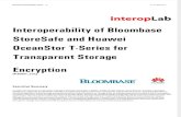 BLBS TN Bloombase StoreSafe Huawei OceanStor Interoperability USLET en R1