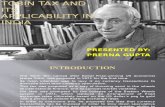 Tobin Tax and Its Applicability in India(Edited)