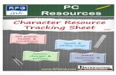 Player Resources - C01 - Character Resource Tracking Sheet (6744724)