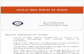 Child Sex Ratio - Presentation by Census Commissioner