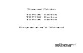 Star Thermal Printer Programmer's Manual
