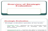 Overview of Strategic Evaluation