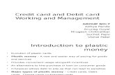 credit card and debit card working