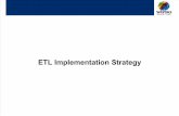 ETL Implementation Strategy