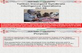 Afghan - Taliban Insurgent Syndicate - Intelligence Ops - Otc 2009