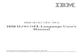 IBM ILOG OPL Language User's Manual