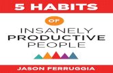 5 Habits of Insanely Productive People