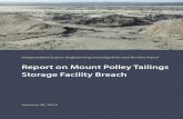 Report on Mount Polley Tailings Storage Facility Breach
