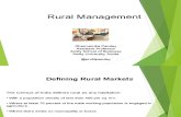 Rural Marketing Management by Prof Dharmendra Pandey