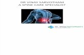 Dr Vinay Sarvotham Spine Care