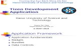 HiepHV STP Tizen Chap 3 Application Framework