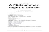 A Midsummer Night's Dream RIDER Script