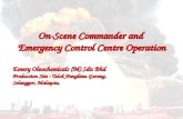 on-Scene Commander (OSC) and Emergency Control Centre (ECC) Training - Proposal