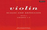 Violin Scales and Arpeggios Grades 1-5