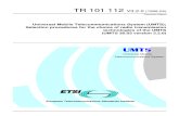 Etsi Tr 101 112 (Umts)