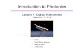 Introduction to Photonics Lecture 4 Optical Instruments(1) (1)