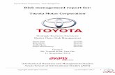 Risk Management Report Toyota
