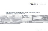 Telit GE-GC864-QUAD V2 and GE864-GPS Product Description r6