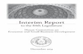 House Committee on Economic and Small Business Development Interim Report 2014