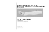 Netgear Ps121 User Manual