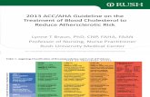 2013 Acc Aha Guideline on the Treatment of Blood Cholesterol to Reduce Athersclerotic Risk