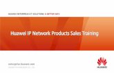 Huawei IP Network Products Sales Training